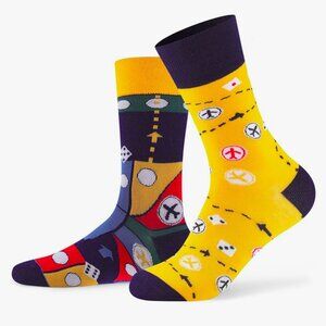 Warmvin Crew Socks Monopoly for Men Women Fun DressNew